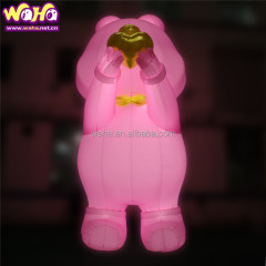 Inflatable Rabbit the God of Wealth for Chinese New Year Parade