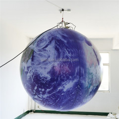 Hanging Advertising Giant Inflatable Earth Globe Ball for Stage Decoration&Commercial display & exhibition&Parade