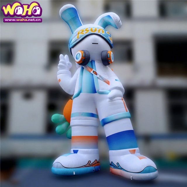 Inflatable Beautiful Rabbit Popular Sale Inflatable Easter Bunny Cartoon Model Balloon for Stage Decoration&Commercial display & exhibition&Parade