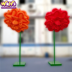 Giant Welcome Inflatable Flower Balloon, Advertising Inflatable Flower for Stage Decoration&Commercial display & exhibition&Parade