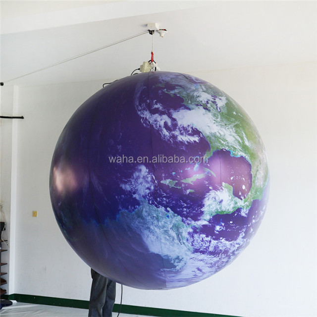 Hanging Advertising Giant Inflatable Earth Globe Ball for Stage Decoration&Commercial display & exhibition&Parade