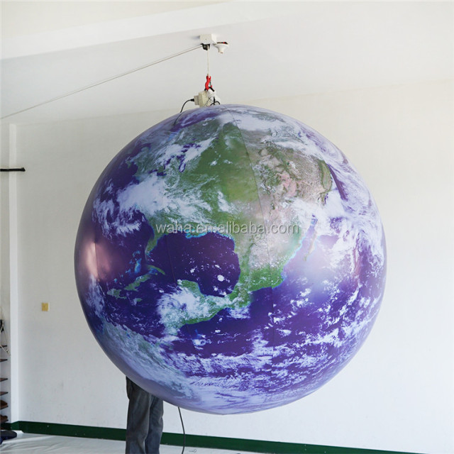 Hanging Advertising Giant Inflatable Earth Globe Ball for Stage Decoration&Commercial display & exhibition&Parade