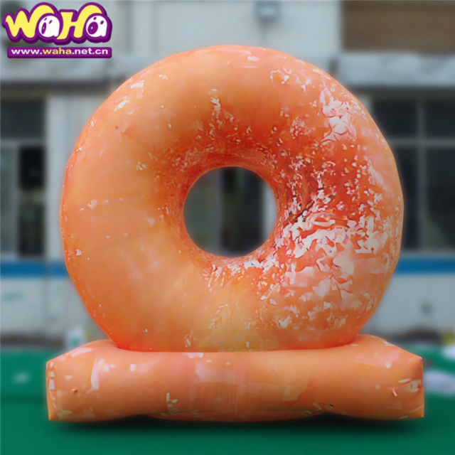 Waha Giant Inflatable Donut Candy Balloon Decoration with Built-In Fan Oxford Cloth Material for Stage Decoration&Commercial display & exhibition&Parade