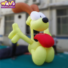 Customized 5m Red Giant Inflatable Dog Balloon PVC Oxford Material LED Lamp Inflatable Light Party Promotion Includes Blower for Stage Decoration&Commercial display & exhibition&Parade