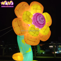New Design Fancy Quality Flower Decoration ,inflatable Led Lighting Flower Balloon for Event Decoration