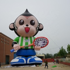 Custom Activities Events Decorating Mascot Inflatable Monkey Toy , Inflatable Cartoon Monkey Balloon