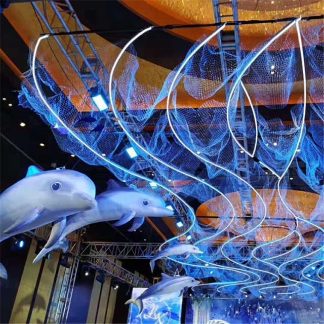 Giant Doctor Dolphin Inflatable Balloon LED Lights Digital Customized Color Includes Blower for Outdoor Events Promotions