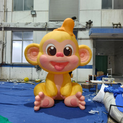 Custom Activities Events Decorating Mascot Inflatable Monkey Toy , Inflatable Cartoon Monkey Balloon