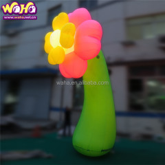 Customizable Inflatable Flower Alice in Wonderland Party Decoration with Oxford/PVC Cloth and Electric Pump Inflation
