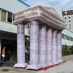 Outdoor Advertising Inflatable Tent 6x6.3m Oxford/PVC Material Built-In Fan 16 Colors for Stage Decoration&Commercial display & exhibition&Parade