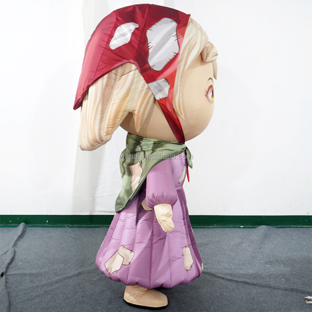 Custom-made Waha Brand Model Inflatable Girl Princess Walking Costume