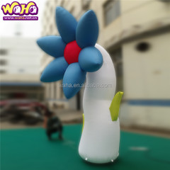 Customizable Inflatable Flower Alice in Wonderland Party Decoration with Oxford/PVC Cloth and Electric Pump Inflation