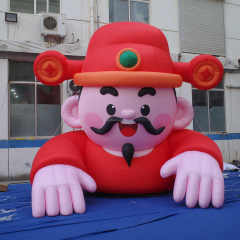 Inflatable God of Wealth Chinese God of Fortune Inflatable Festival Advertising Decoration