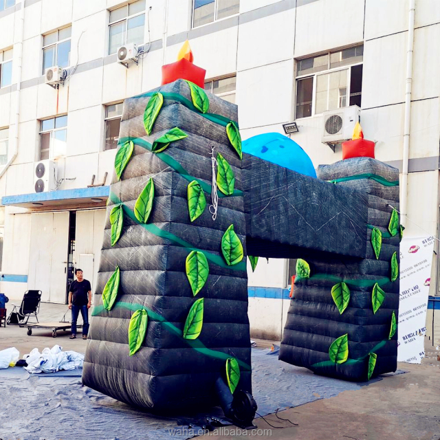 Commercial Dinosaur Inflatable Advertising Arches Entrance Gate Custom Inflatable Dinosaur Arch for Jurassic Park Decoration