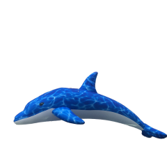 Giant Doctor Dolphin Inflatable Balloon LED Lights Digital Customized Color Includes Blower for Outdoor Events Promotions