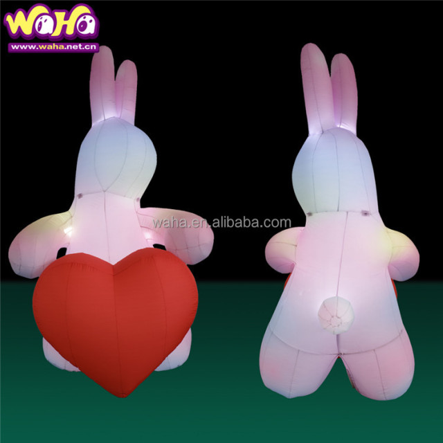 Inflatable Customized Spring Festival Inflatable Rabbit Animal Mascot for China New Year