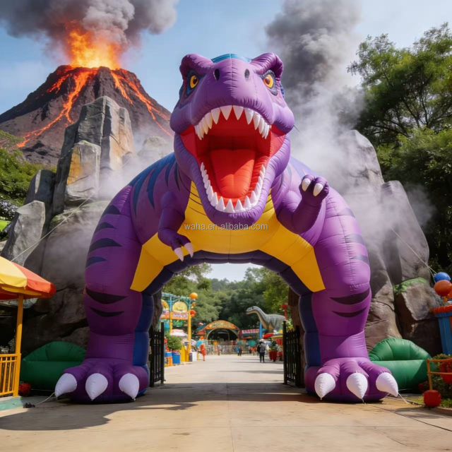Commercial Dinosaur Inflatable Advertising Arches Entrance Gate Custom Inflatable Dinosaur Arch for Jurassic Park Decoration