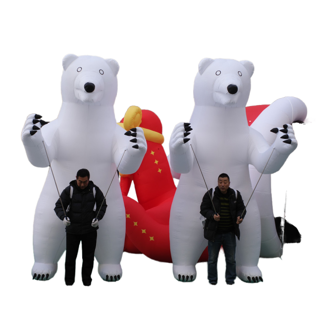 Advertising Inflatables Cartoon Bear Costume Club Inflatable Polar Bear Costume White Bear Costume Inflatable for Party