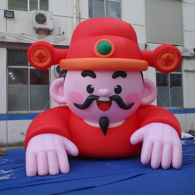 Inflatable God of Wealth Chinese God of Fortune Inflatable Festival Advertising Decoration