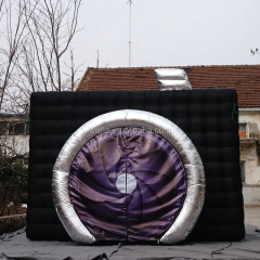High Quality LED Open Air Inflatable Photo Booth Tent 2.5x2.5x3.5m CE Certified for Wedding Events