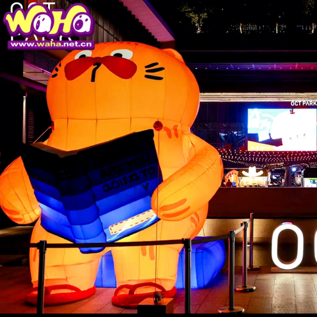 Inflatable Mascot Cat for Outdoor Advertising for Stage Decoration&Commercial display & exhibition&Parade