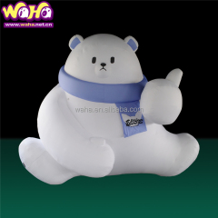 Advertising Inflatables Cartoon Bear Costume Club Inflatable Polar Bear Costume White Bear Costume Inflatable for Party