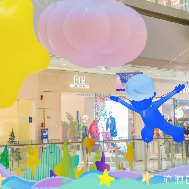 Customized Outdoor Advertising Inflatable Boy Giant Inflatable Cartoon Man for Advertising Decoration