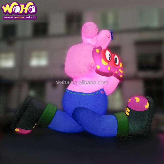 Lunar New Year Rabbit Inflatable Cartoon Outdoor Decoration