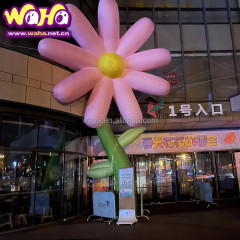 Custom Size Hanging LED Inflatable Flowers for Concert Party Decoration