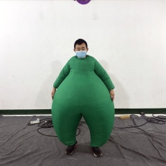 Funny Advertising Inflatable PVC Fat Suit Moving Cartoon Fancy Dress Party Costume 16 Color 2m Indoor Outdoor CE Certified