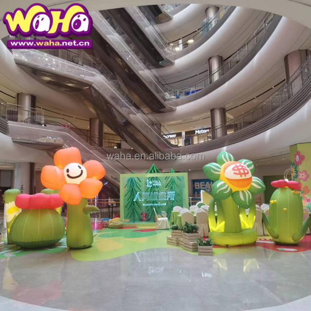 Professional Custom Advertising Customized Size Oxford/PVC Inflatable Flower for Indoor/Outdoor Events with 2-Year Warranty