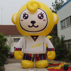 Custom Activities Events Decorating Mascot Inflatable Monkey Toy , Inflatable Cartoon Monkey Balloon
