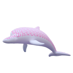 Giant Doctor Dolphin Inflatable Balloon LED Lights Digital Customized Color Includes Blower for Outdoor Events Promotions