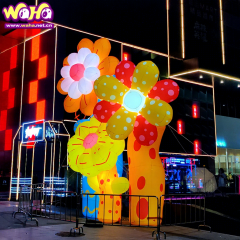Artificial Large Inflatable Flower Decoration Club Event Party