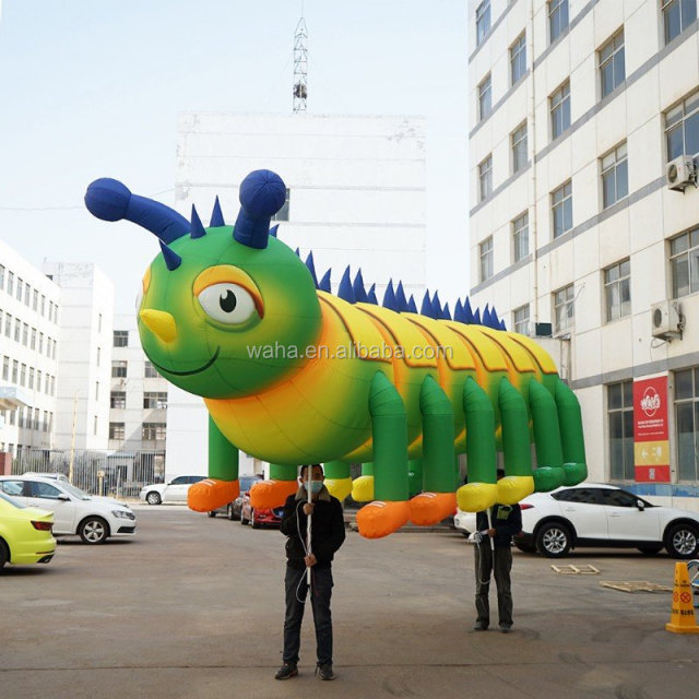 Custom Carnival Parade Giant Inflatable Worm Caterpillar Model