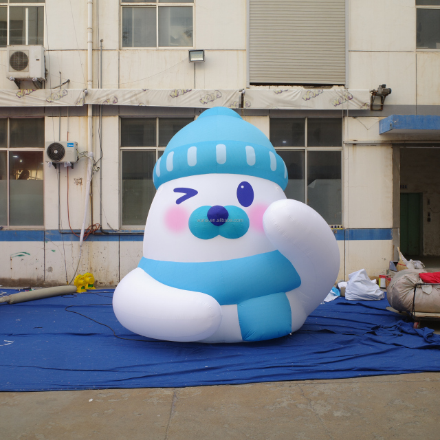 Lighting Inflatable Ocean Animal Sea lion Inflatables Seal Cartoon for Events Decoration