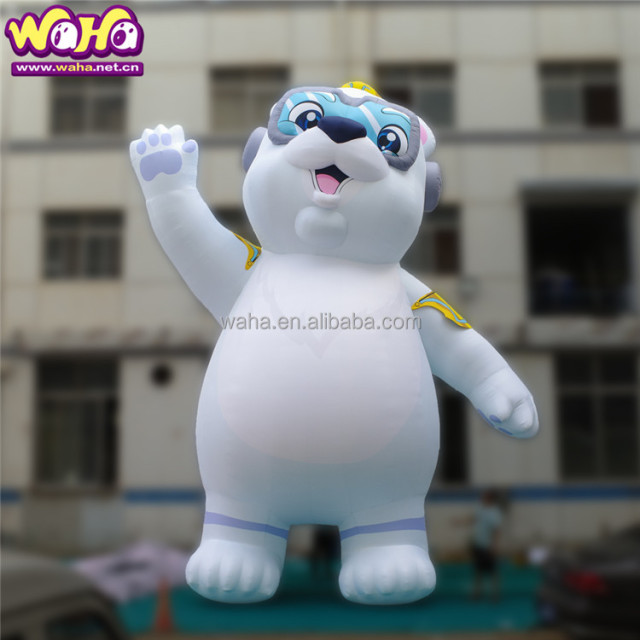 Advertising Inflatables Cartoon Bear Costume Club Inflatable Polar Bear Costume White Bear Costume Inflatable for Party
