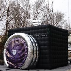 High Quality LED Open Air Inflatable Photo Booth Tent 2.5x2.5x3.5m CE Certified for Wedding Events