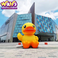 Inflatable Giant Yellow Duck Design for Shopping Mall Decoration