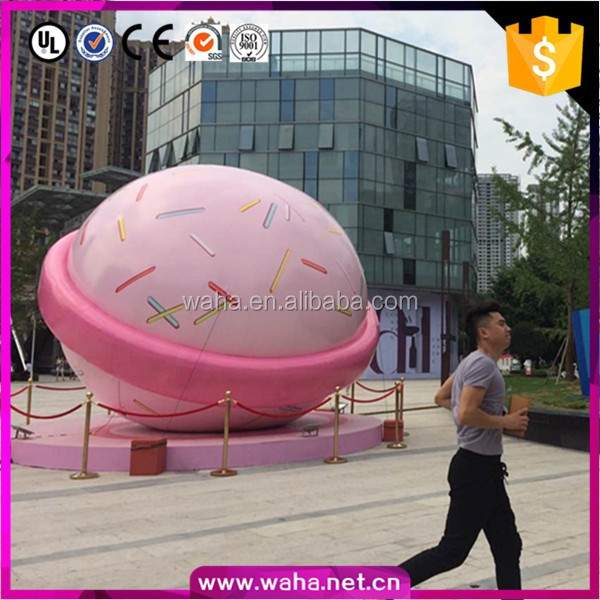 Inflatable PVC LED Hot Air Balloon Large Customizable Size Full-Size Decoration Object