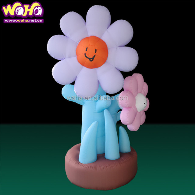 Cheap Yard Decoration Inflatable Flowers for Event Advertising