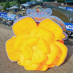 Inflatable Flower Tall Flower Stand Wedding Decoration