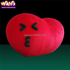 Large Inflatable Red Heart Balloon for Outdoor Exhibition