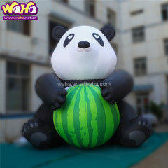 Inflatable Led Decoration Inflatable Panda Mascot Decoration for Parks