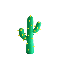 Lighting Inflatable Cactus Model PVC Giant Inflatable Cactus for Decoration With Led Light