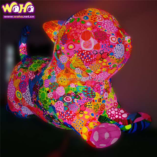 Colorful Printing Inflatable Cat Cartoon for Outdoor Advertising