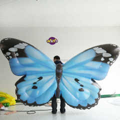 Moving Wings Butterfly Balloon Costumes Inflatable Carnival Festival Parade Adult Digital Customized Color LED Lights Built-In