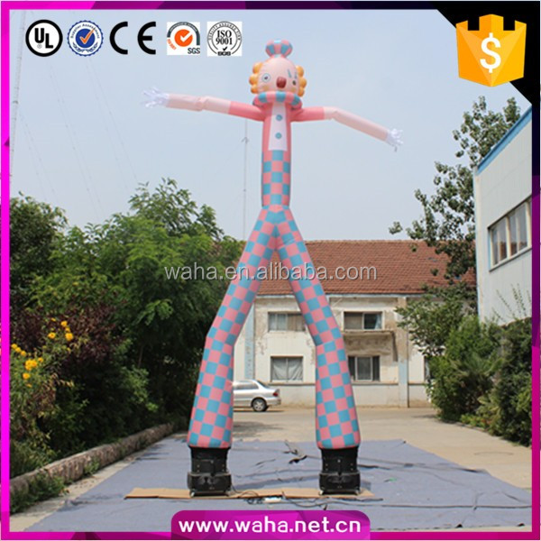 Clown Inflatable Air Dancer Advertising Man with Oxford Cloth 16 Colors Indoor/Outdoor Use