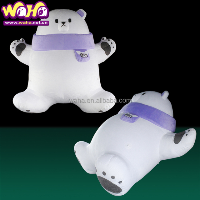 Led Polar Bear Inflatable Polar Bear Lighted Outdoor Christmas Polar Bear