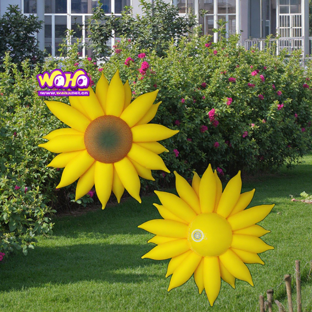 High Quality LED Inflatable Sunflower for Outdoor Mall Advertising